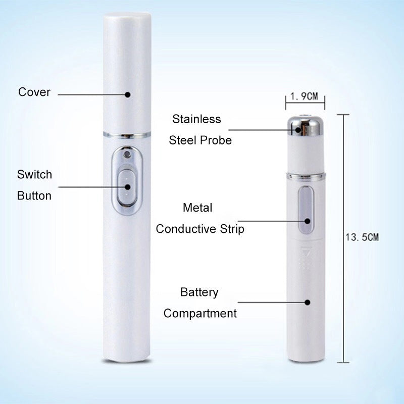 Blue Light Therapy Acne Soft Scar Wrinkle Pen Laser Removal Treatment Device