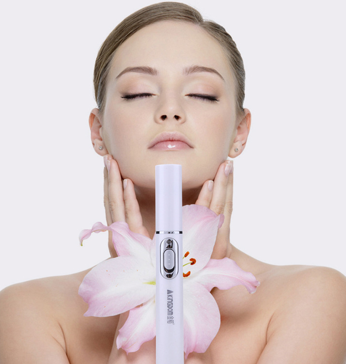 Blue Light Therapy Acne Soft Scar Wrinkle Pen Laser Removal Treatment Device
