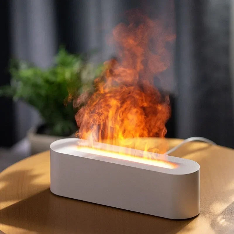 Flame Aroma Ultrasonic Cool Mist Essential Oil Diffuser
