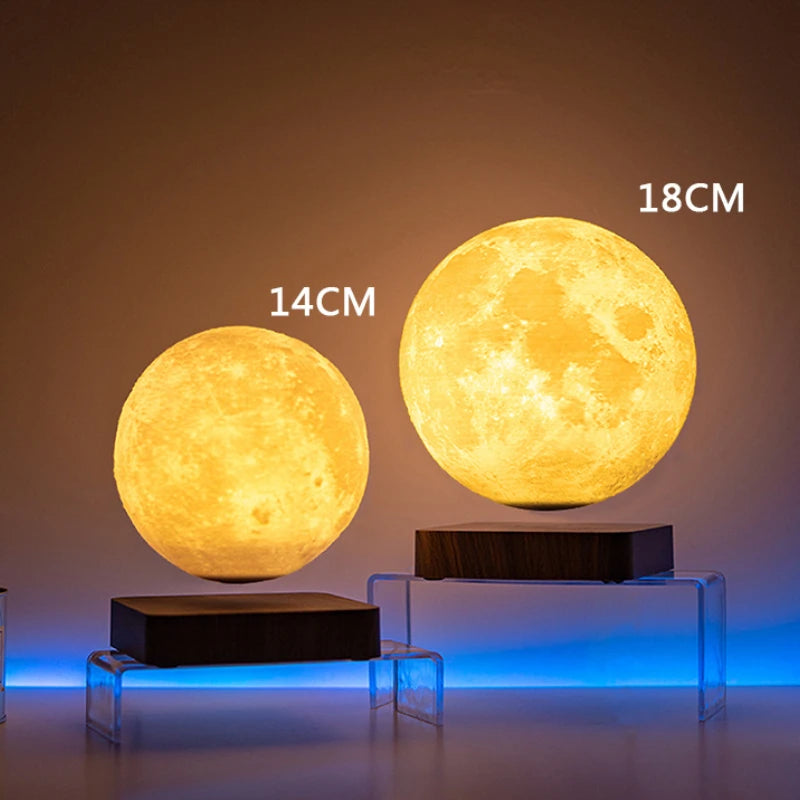 Levitating Magnetic Globe LED Moon Floating Lamp