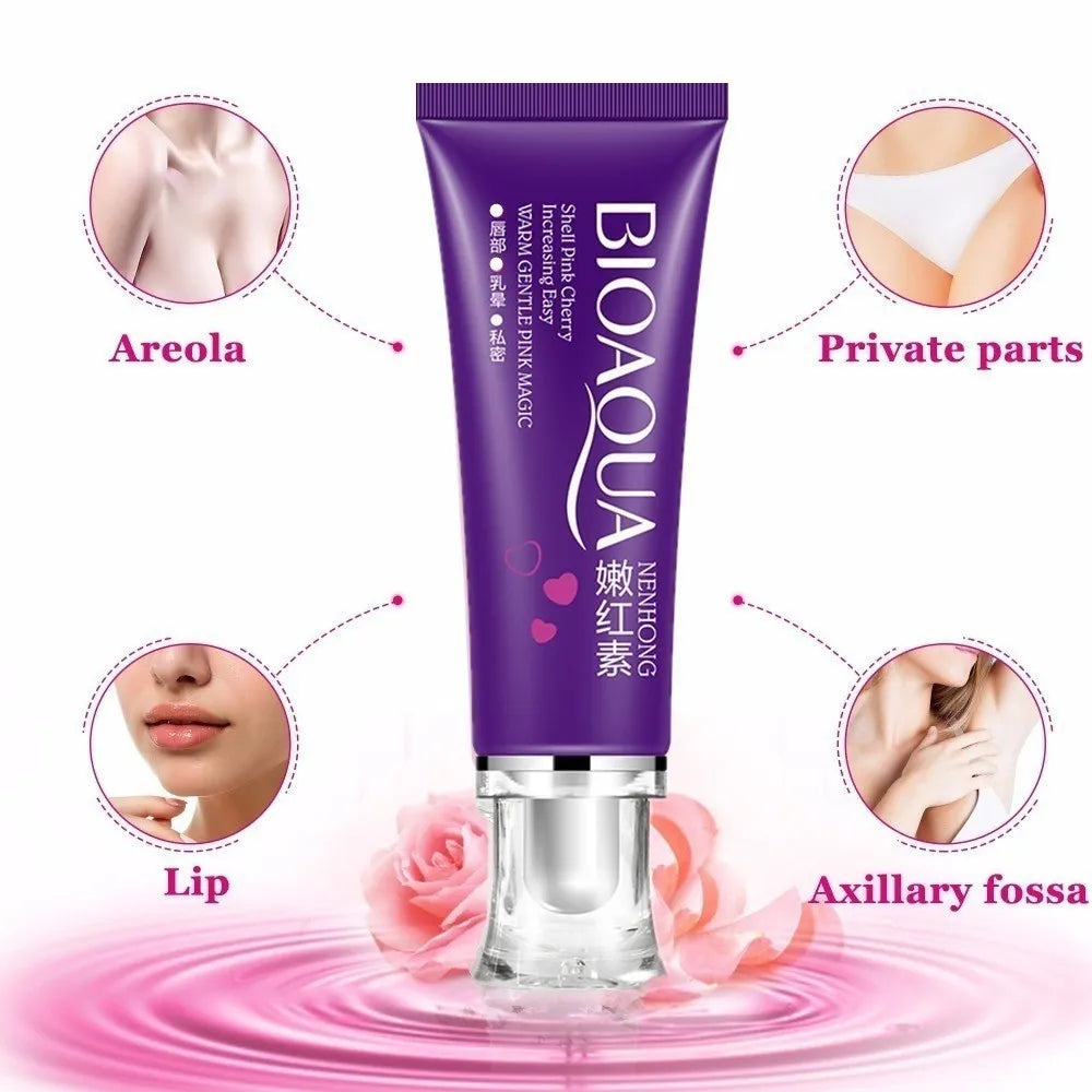 BIOAQUA Whitening Cream for Lips, Nipples, Labia, Feminine Pink Girl Cream - 30G