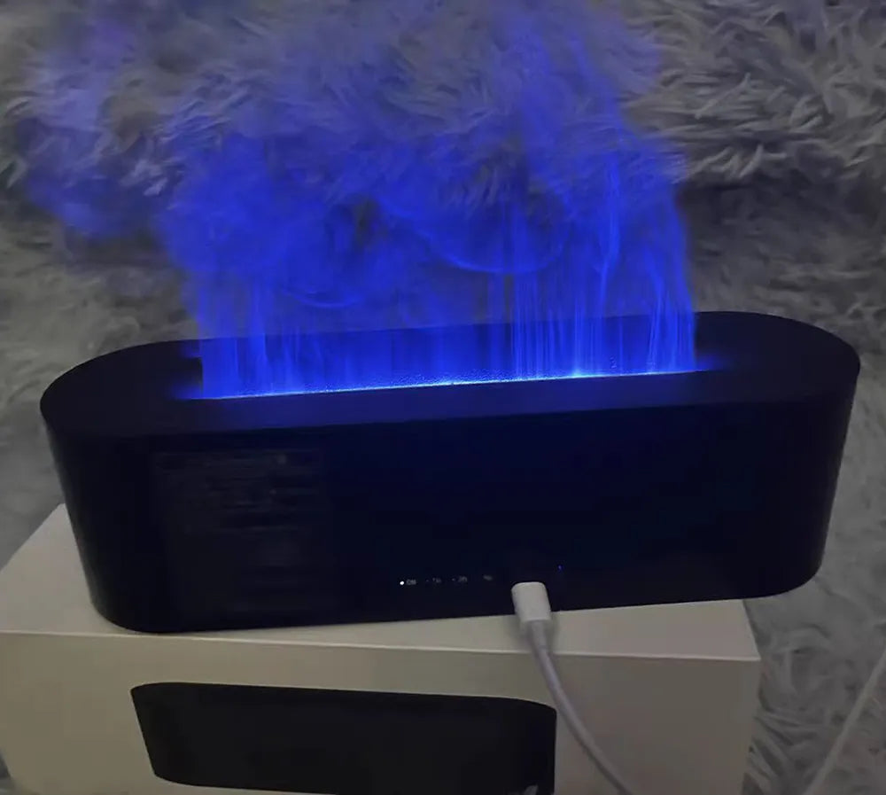 Flame Aroma Ultrasonic Cool Mist Essential Oil Diffuser