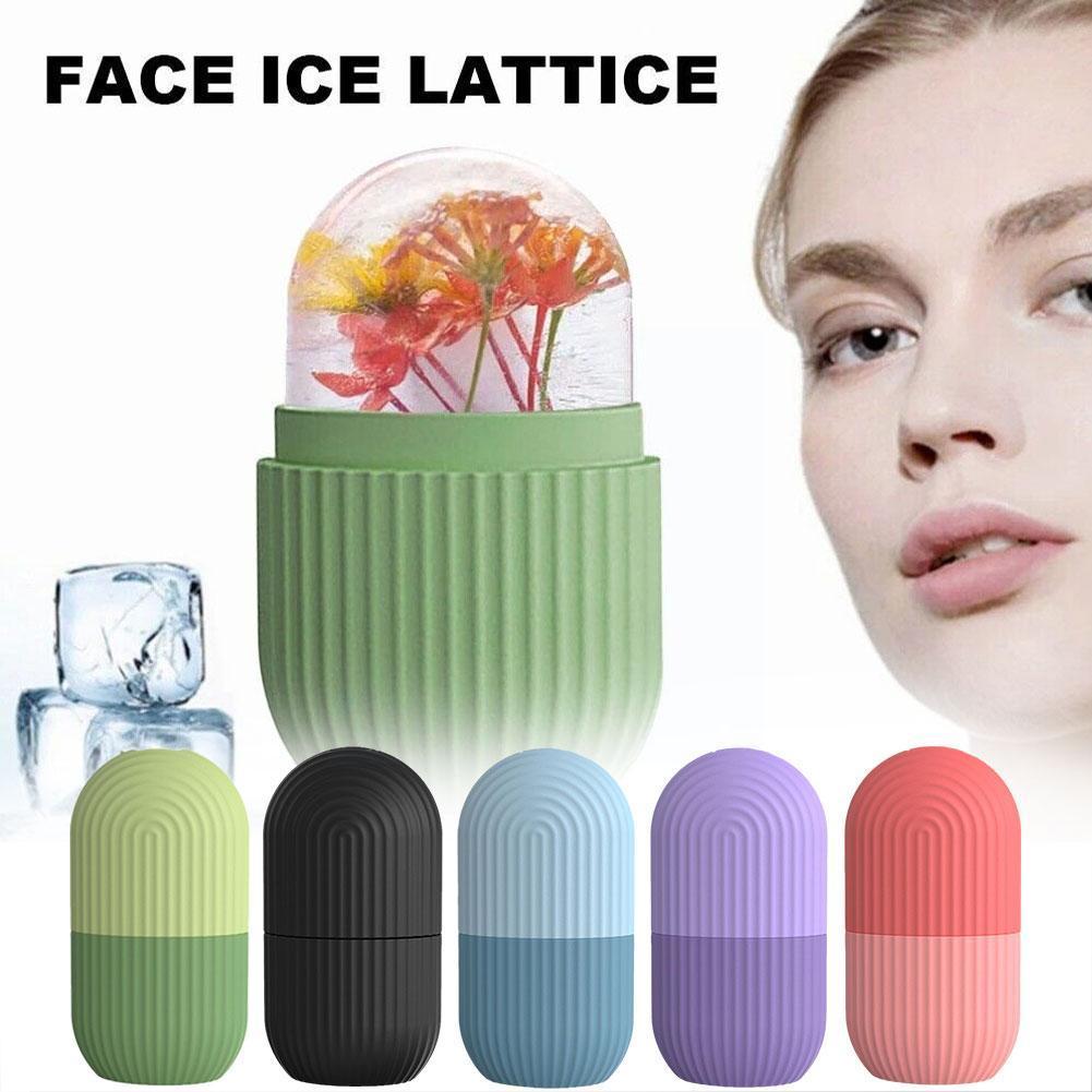 Silicone Ice Cube Mold Massager Ball Roller Face Lifting Tool