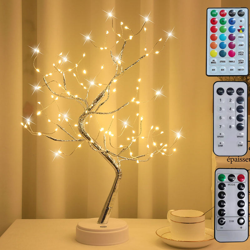 LED Remote Controlled Tree Lamp