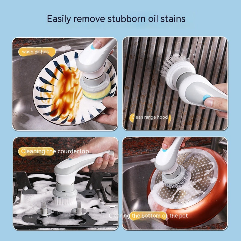 4 In 1 Electric Wireless Portable Cleaning Brush