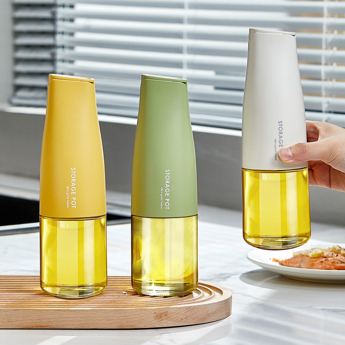 Kitchen Liquid Leak-proof Oil Bottle Dispenser