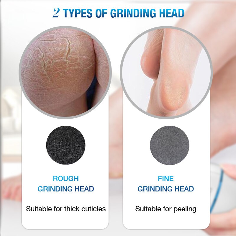 Electric Vacuum Grinder File Callus Remover