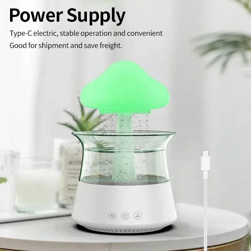 Rain Cloud Humidifier 7 Color Light Essential Oil Diffusers