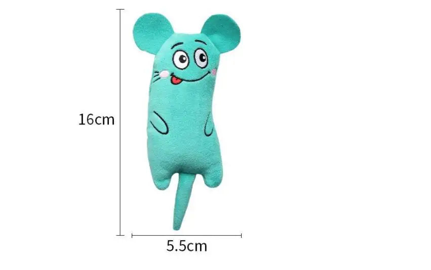 Funny Interactive Plush Mini Teeth Grinding Cat Toy