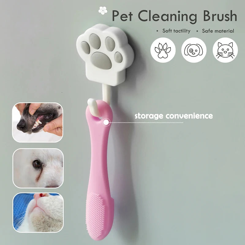 Soft Finger Pets Cleaning Grooming Brush