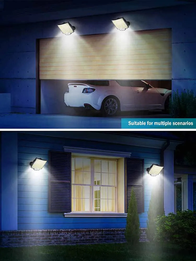 106LED Solar Light Outdoor Waterproof with Motion Sensor Floodlight