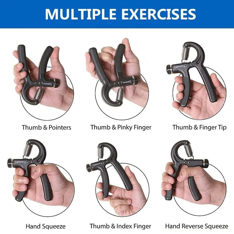 R Shaped Spring Grip Professional Wrist Finger Rehabilitation Training Fitness Equipment