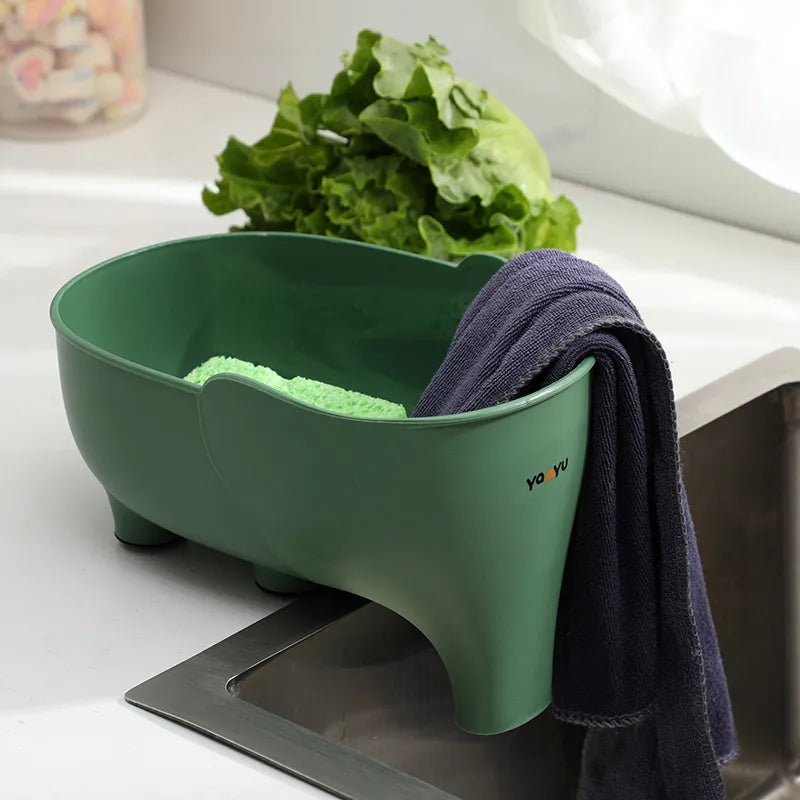 Elephant Drain Basket Multi-purpose Kitchen Storage Drain Basket