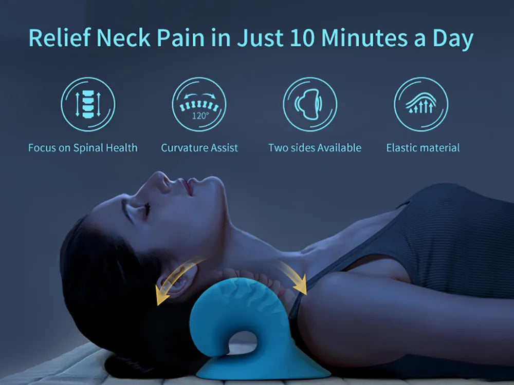 Neck Stretcher Massager Traction Pillow