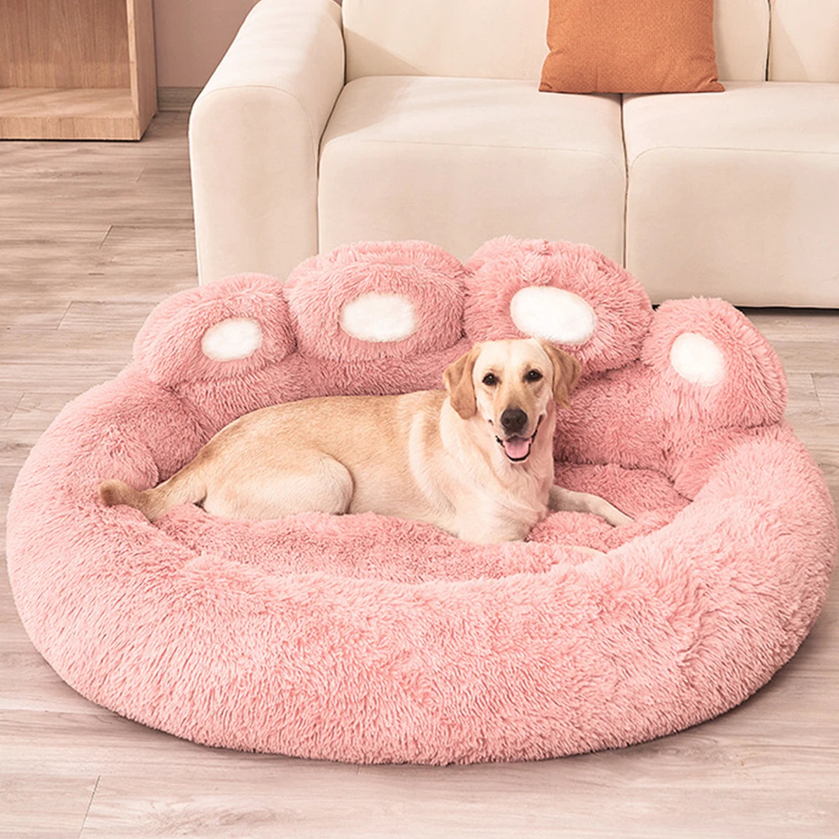 Sofa Beds Kennel Plush Warm Basket For Pets