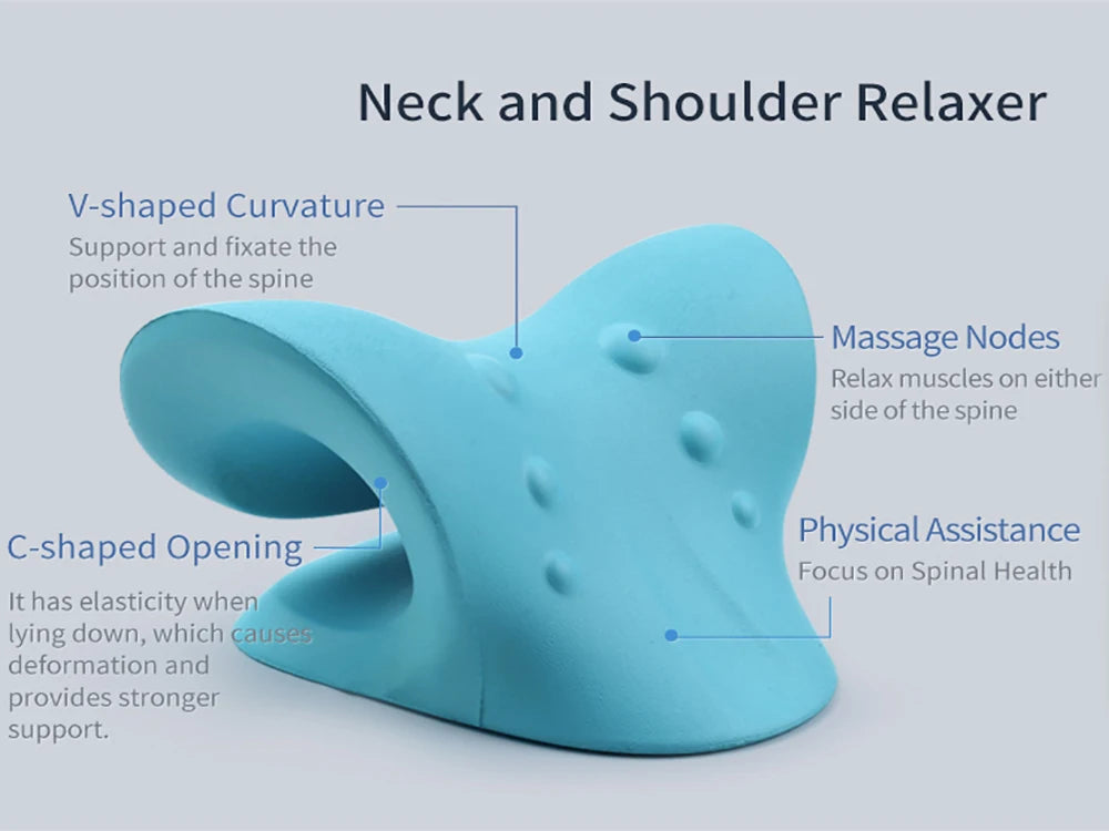 Neck Stretcher Massager Traction Pillow