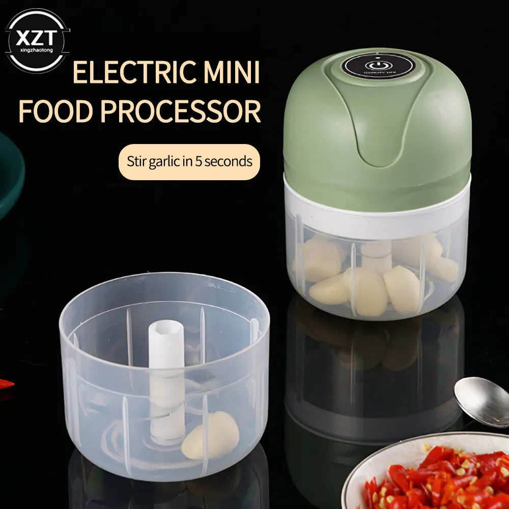 Mini Electric Masher Machine Vegetable Crusher Kitchen Tool