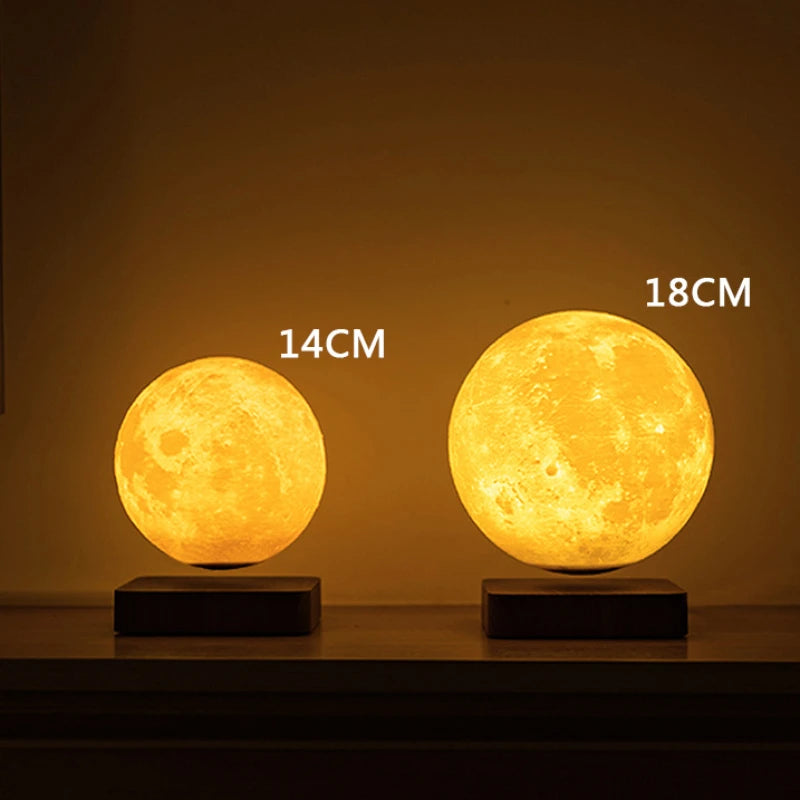 Levitating Magnetic Globe LED Moon Floating Lamp