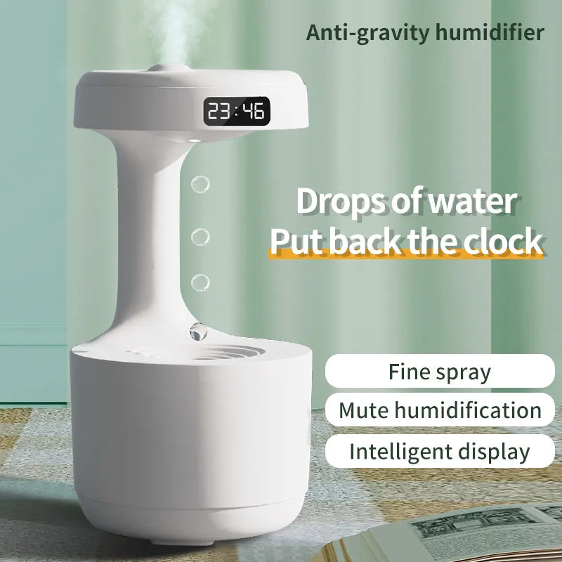 800ml Anti-gravity Diffuser Water Droplet Air Humidifier