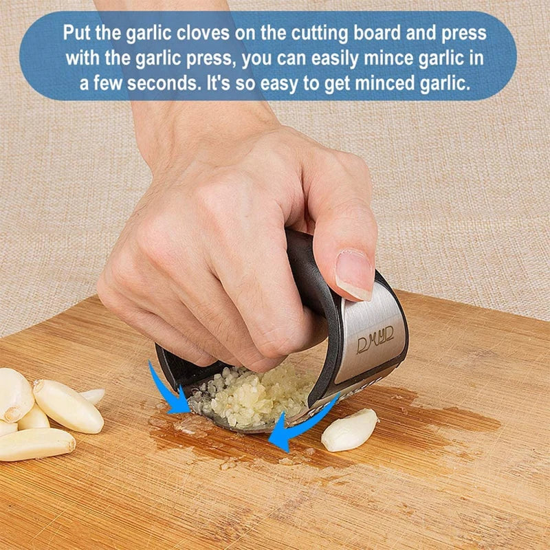 Stainless Steel Manual Garlic Press