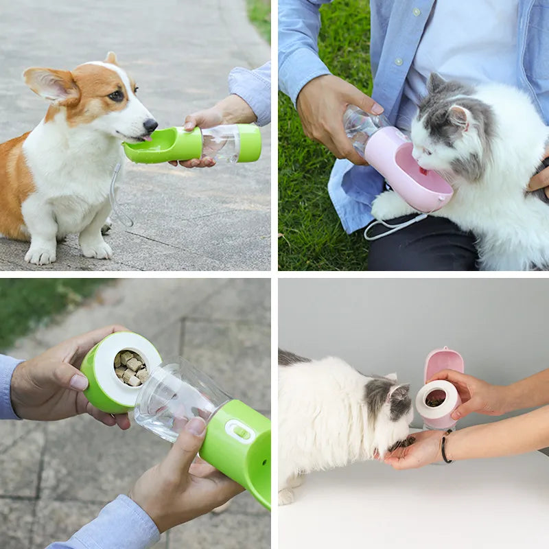 Portable Outdoor Travel Water Bowl Feeder for Dogs And Cats