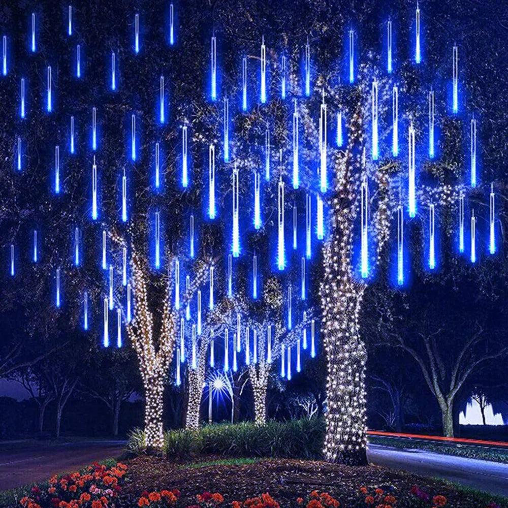 LED Meteor Shower Rain Waterproof Patio Decor Lights