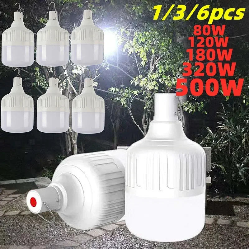 Rechargeable LED Emergency Lights  Outdoor Portable Lanterns