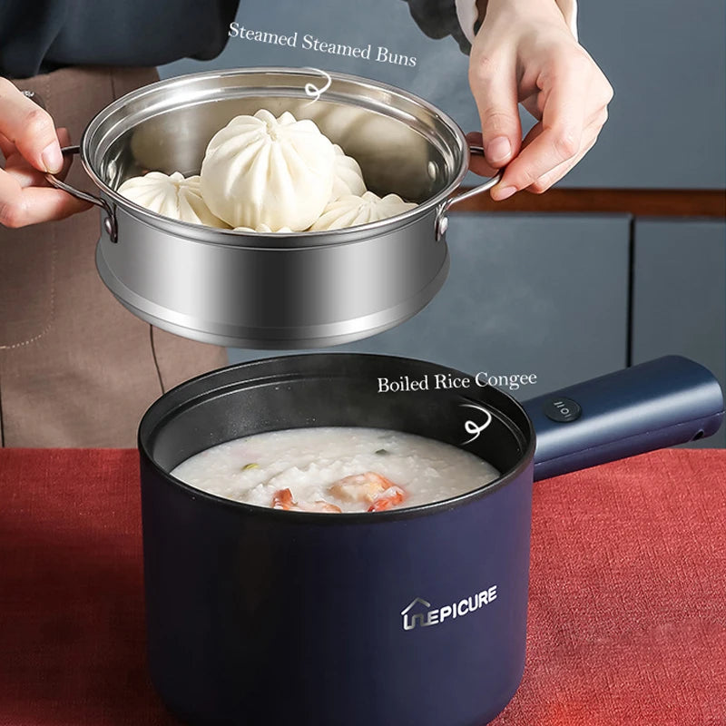 1.8L  Hot Pot Electric Rice Cooker Mini Non-stick Pan Pots Multifunction Cooker