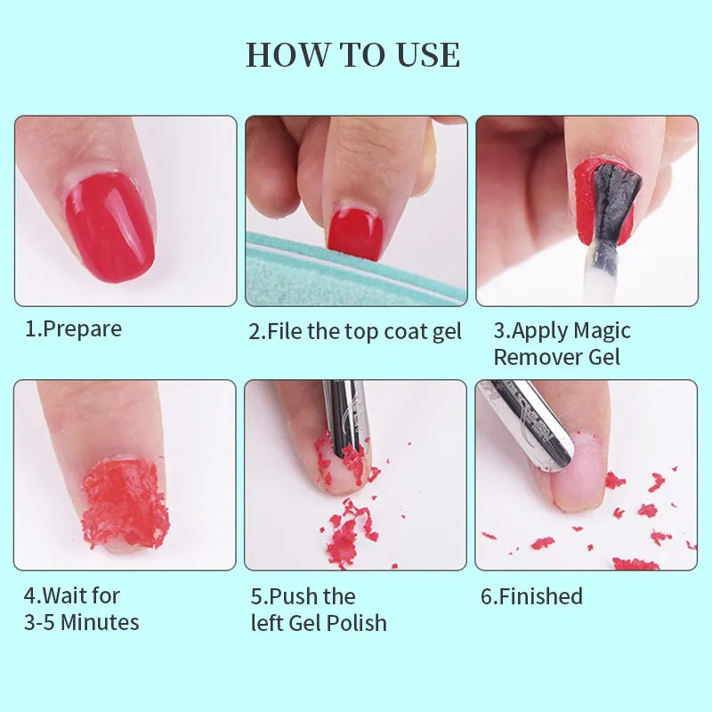 Magic Fast UV Nail Polish Remover Soak Off Degreasr For Nails