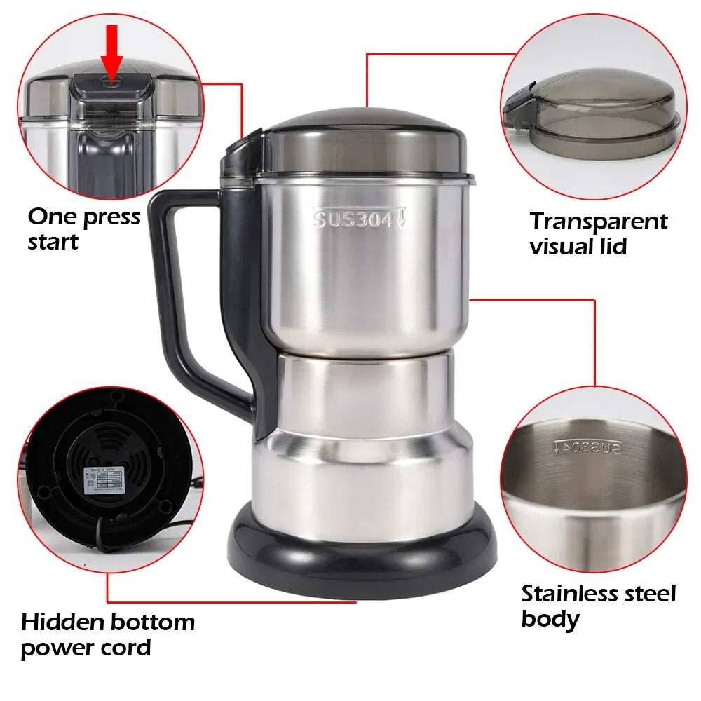 High Power Electric Multifunctional Kitchen Grinder