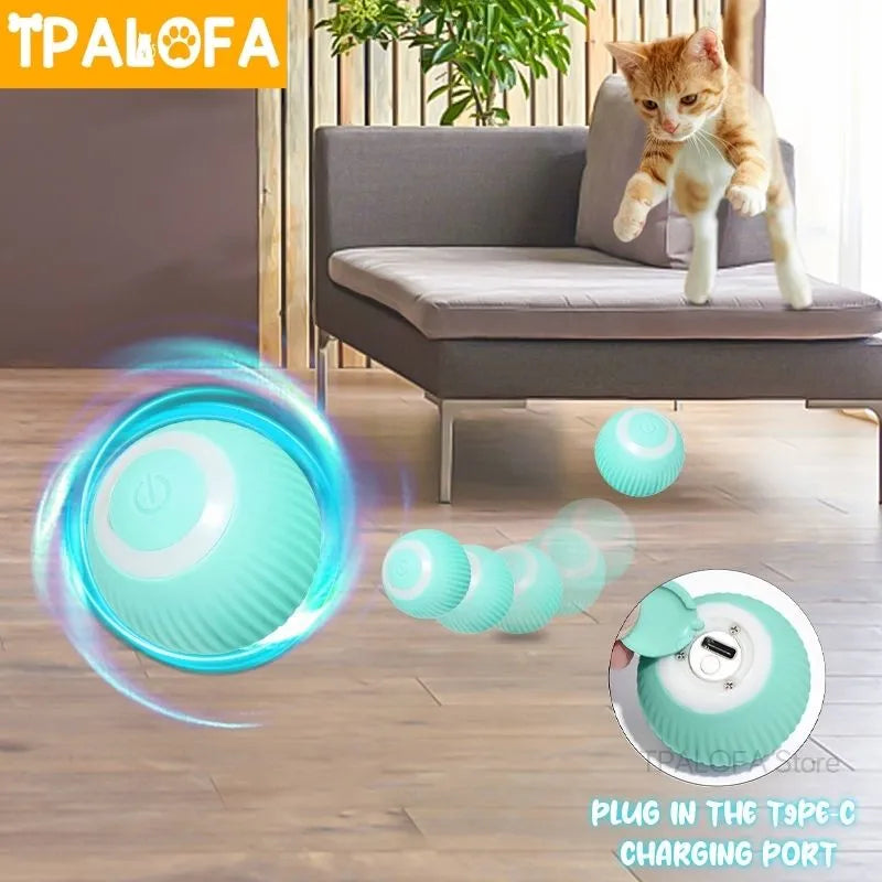 Smart Electric Ball Automatic Rolling Ball Cat Interactive Pet Toys