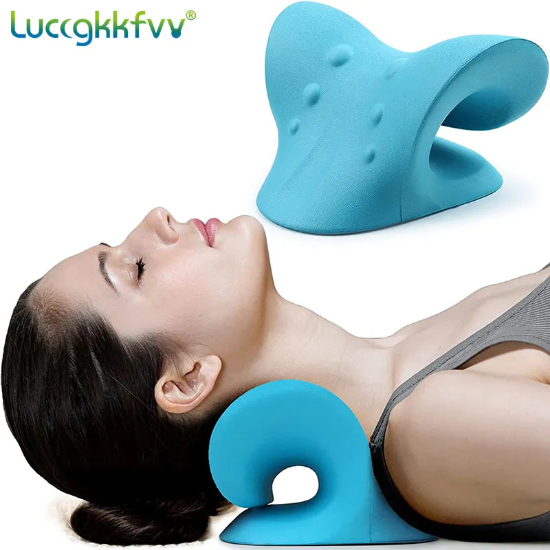 Neck Stretcher Massager Traction Pillow