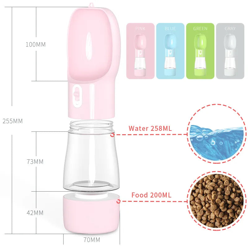 Portable Outdoor Travel Water Bowl Feeder for Dogs And Cats