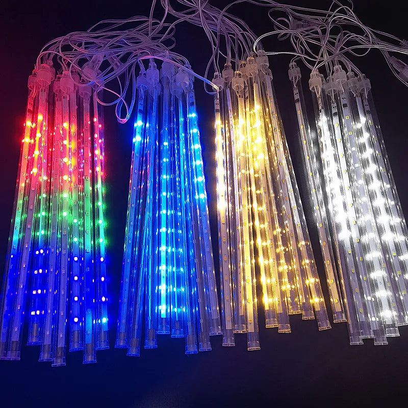 LED Meteor Shower Rain Waterproof Patio Decor Lights