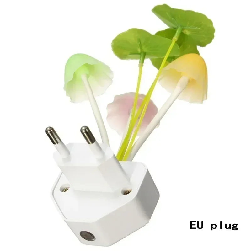 lotus leaf aquatic grass mushroom Wall Light-control colorful Lamp