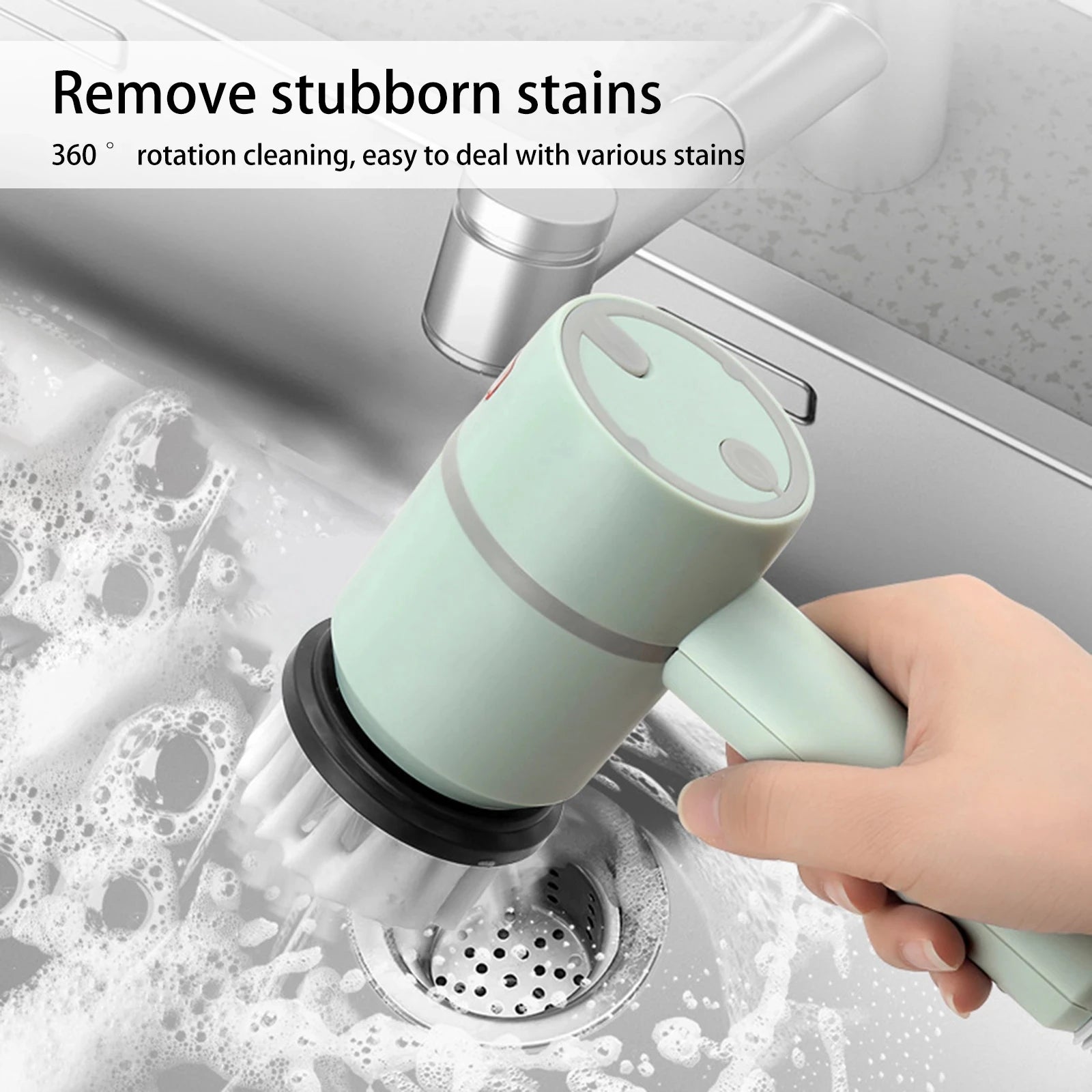 Wireless Electric Cleaning Kitchen Dishwashing Cleaning Tool