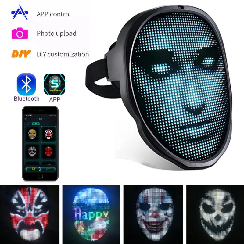 Bluetooth APP Control Smart Programmable Change Face LED Light