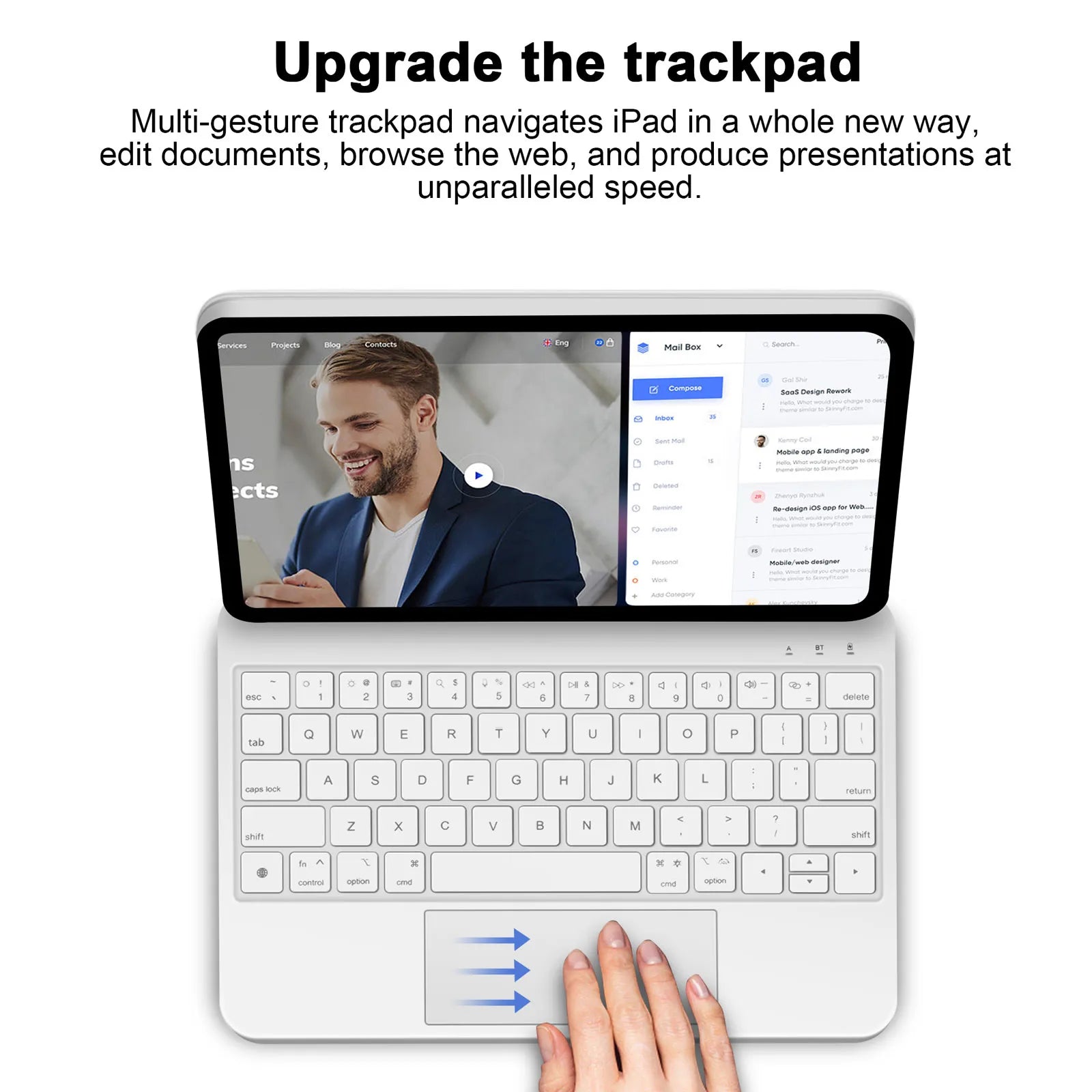 Magic Keyboard for iPad With Built-in Touchpad