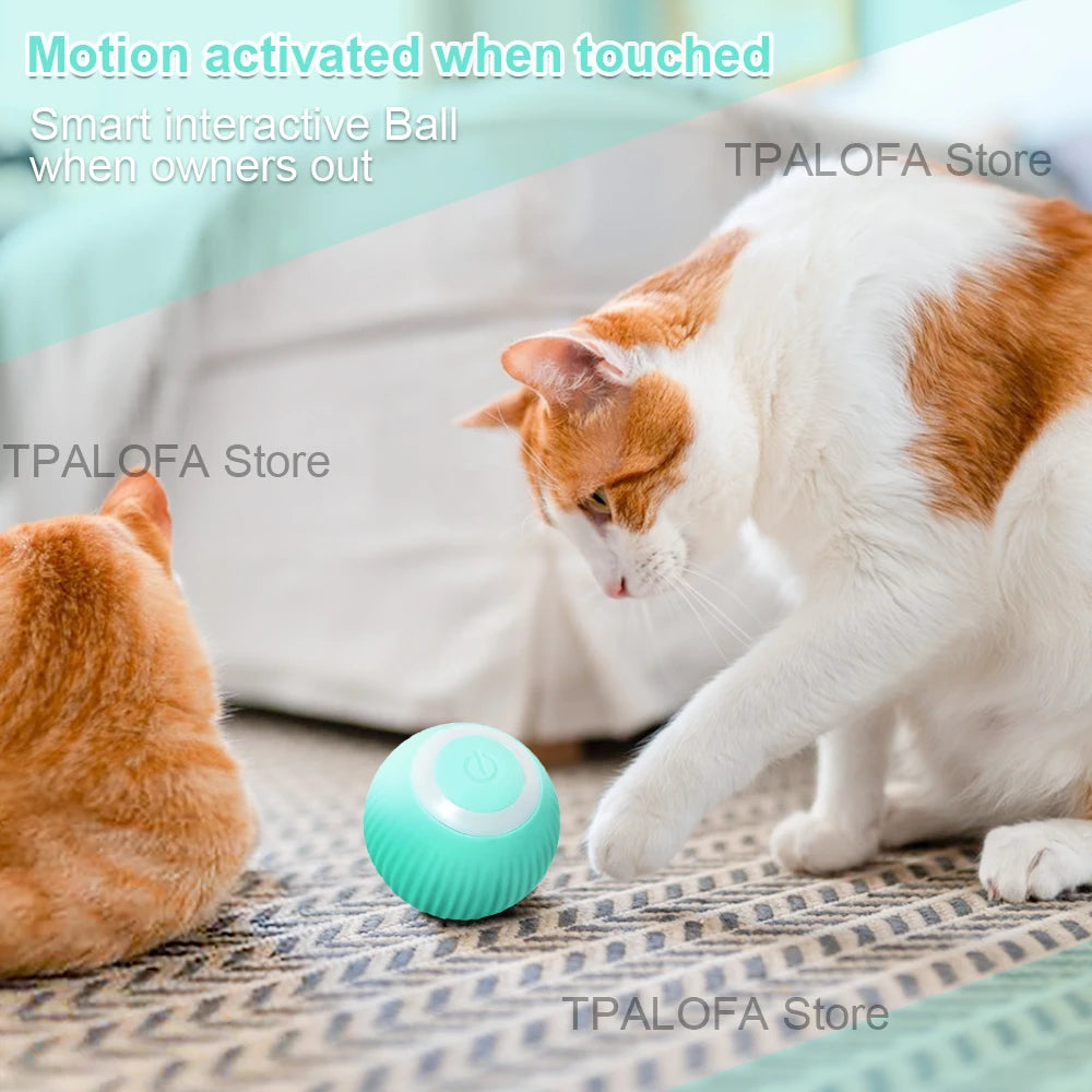 Smart Electric Ball Automatic Rolling Ball Cat Interactive Pet Toys