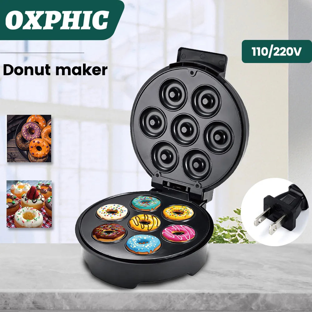 110/220V  Portable Mini Doughnut DIY Maker