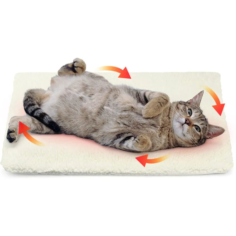 Self-Heating Pet Pads Blanket with Thermal Body Heat Reflecting Core Pad Warming Cushion Mat for Cats And Dogs