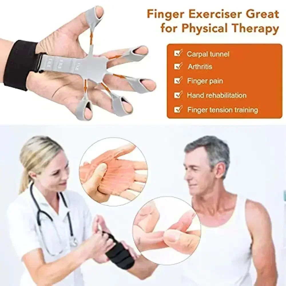 Silicone Grip Training and Exercise Hand Strengthener Stretcher Finger Exercise