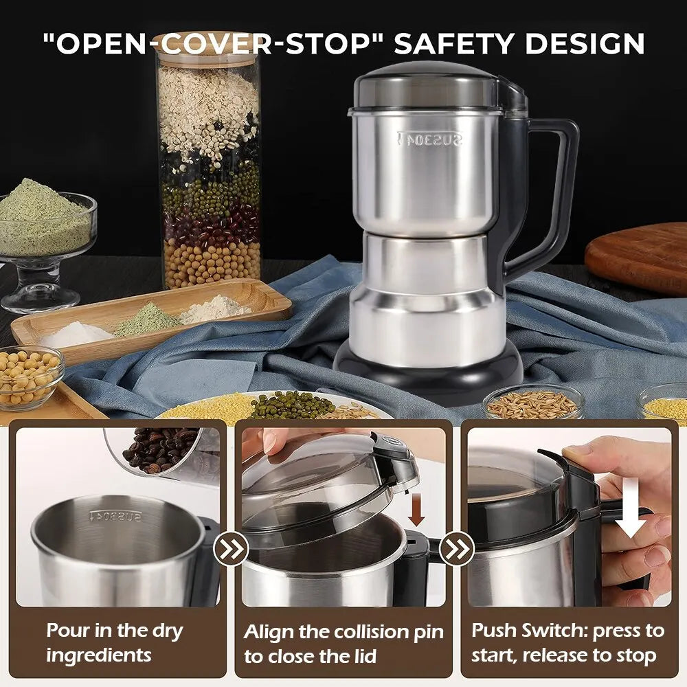 High Power Electric Multifunctional Kitchen Grinder