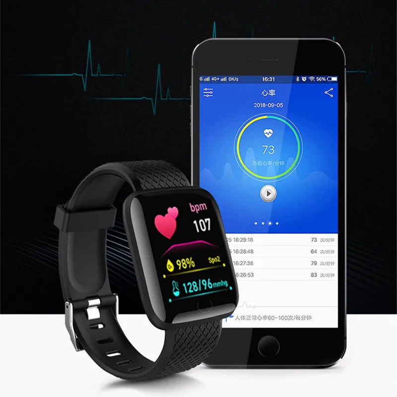 Heart Rate Monitor Fitness Tracker Smart Watch