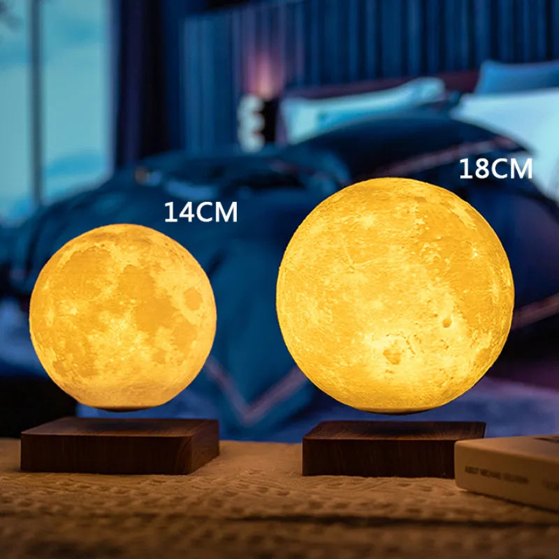 Levitating Magnetic Globe LED Moon Floating Lamp