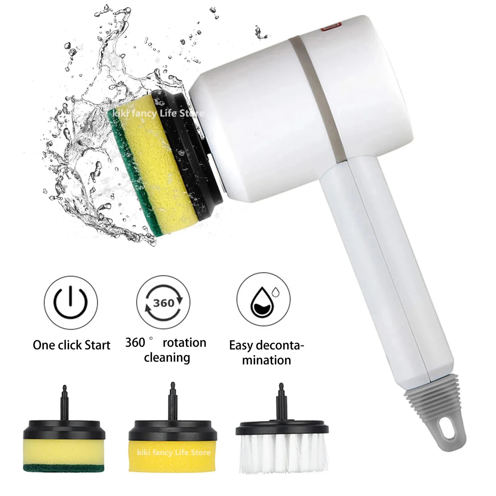 Wireless Electric Cleaning Kitchen Dishwashing Cleaning Tool