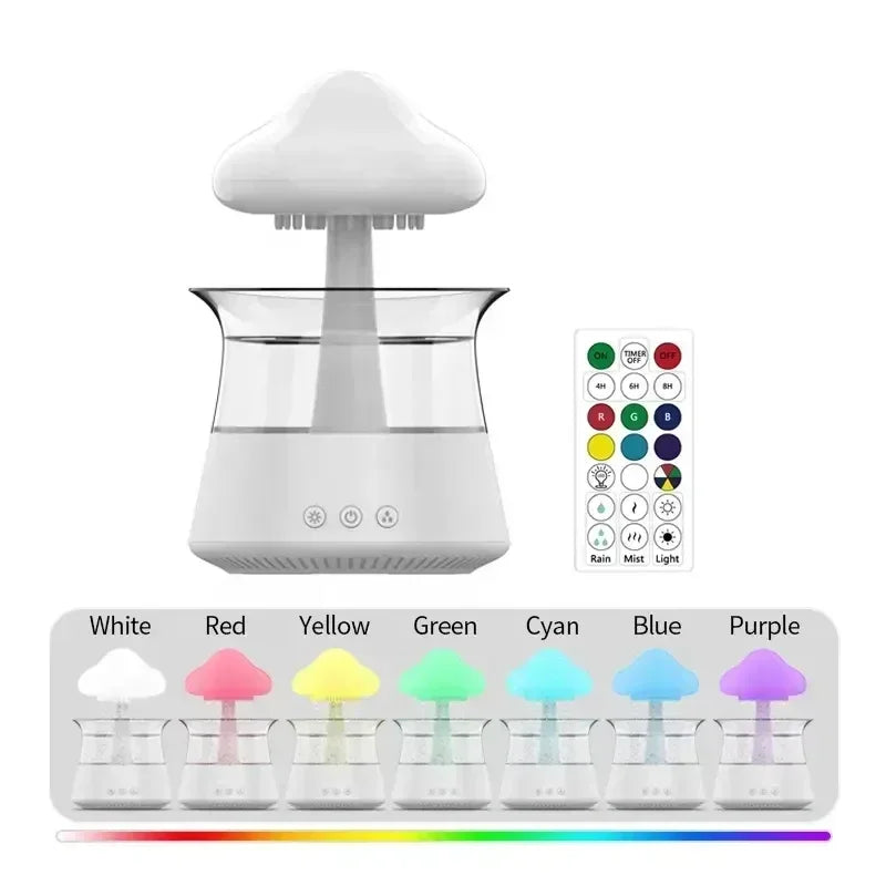 Rain Cloud Humidifier 7 Color Light Essential Oil Diffusers