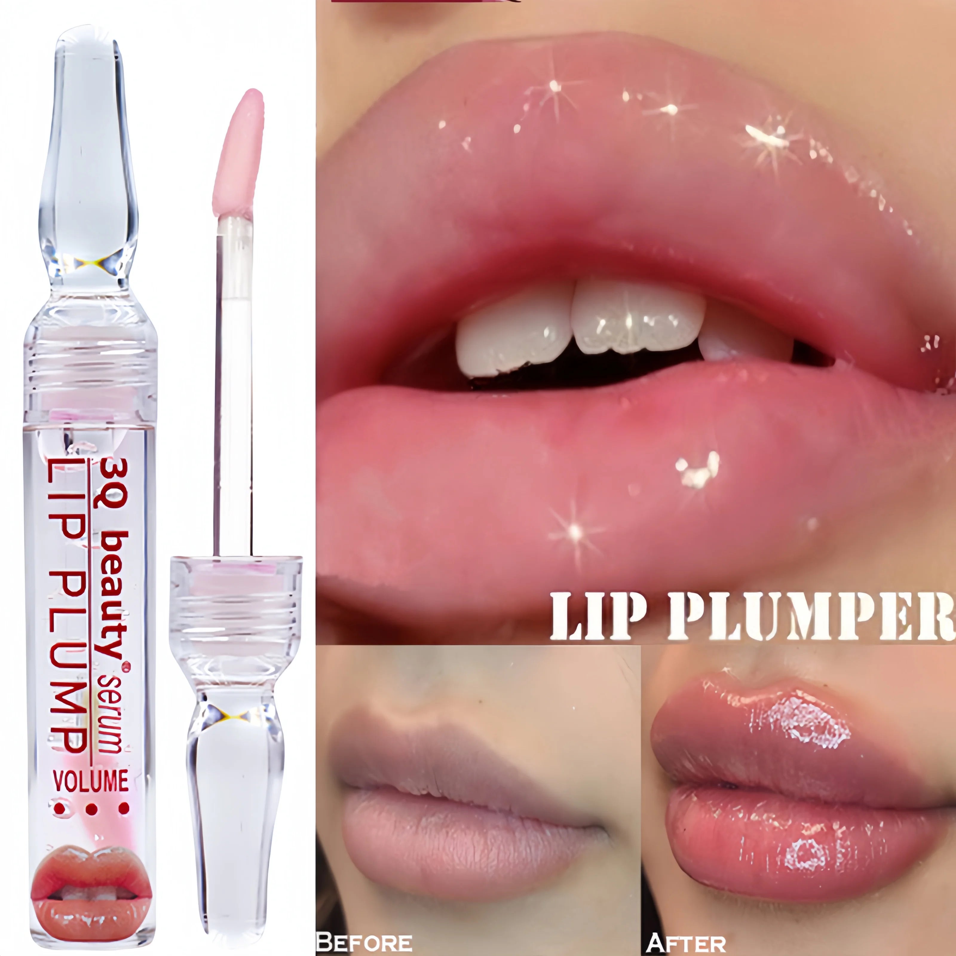 Instant Lip Enhancer Volumizing Lip Gloss Serum With Plump Lips Effect