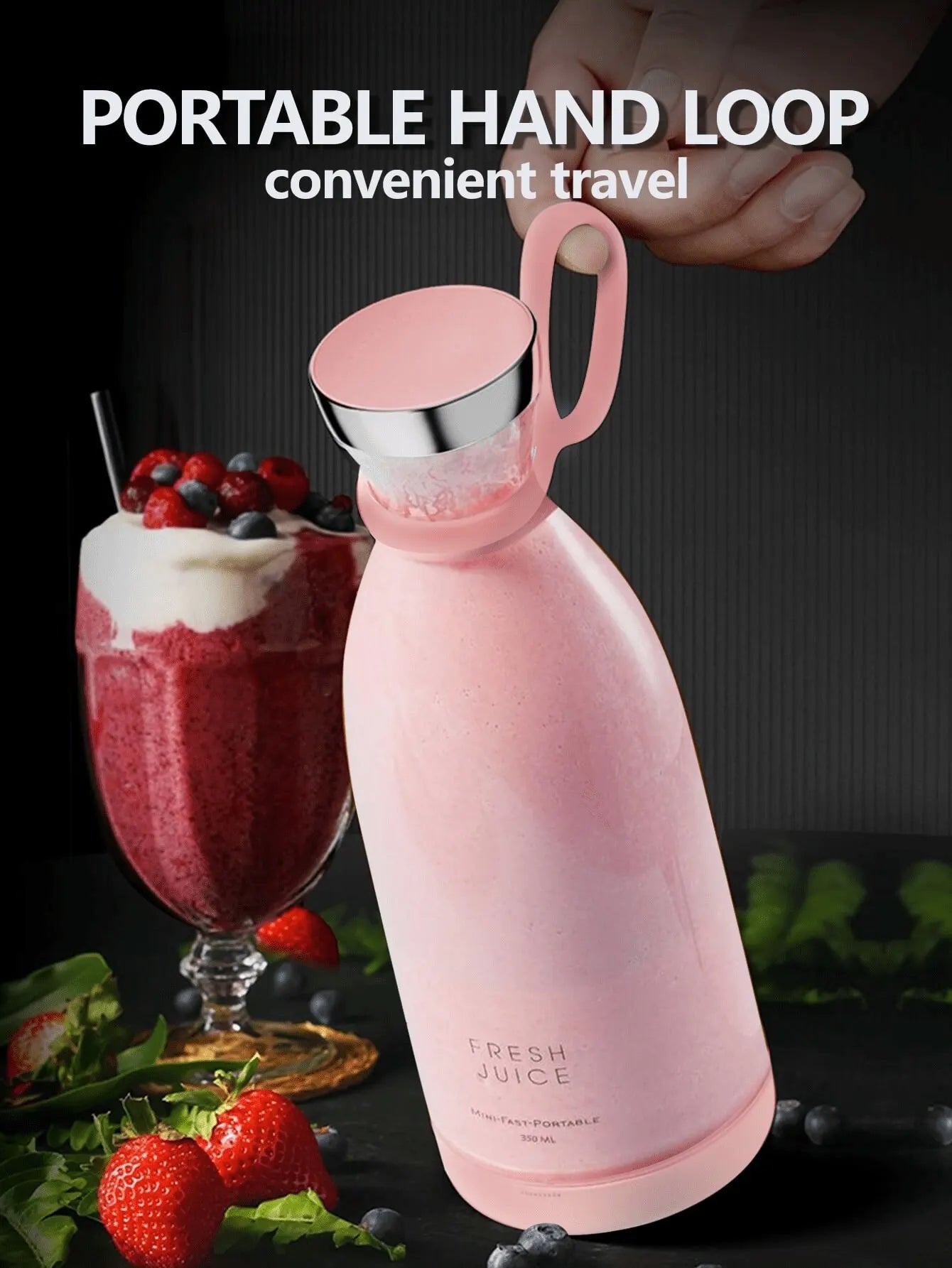 Reup 1400mAh 350ml Fresh Juice Mini Portable Smoothies Blender