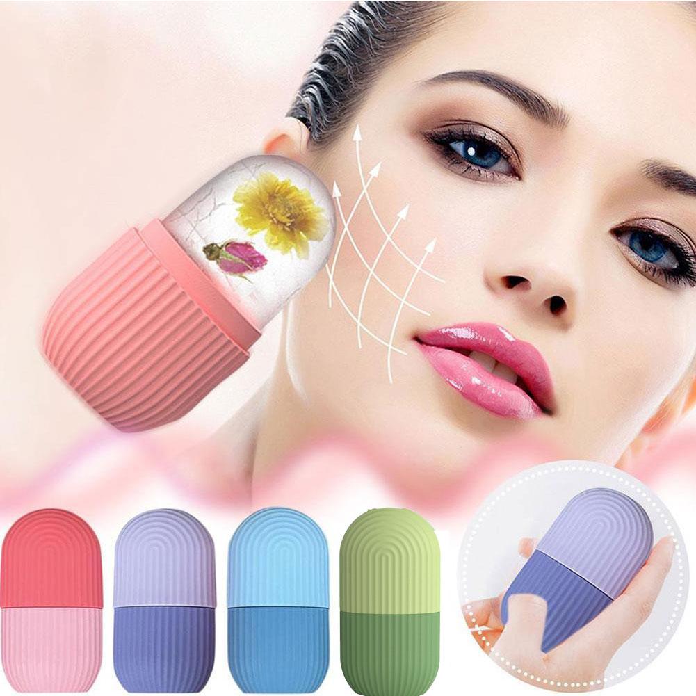 Silicone Ice Cube Mold Massager Ball Roller Face Lifting Tool